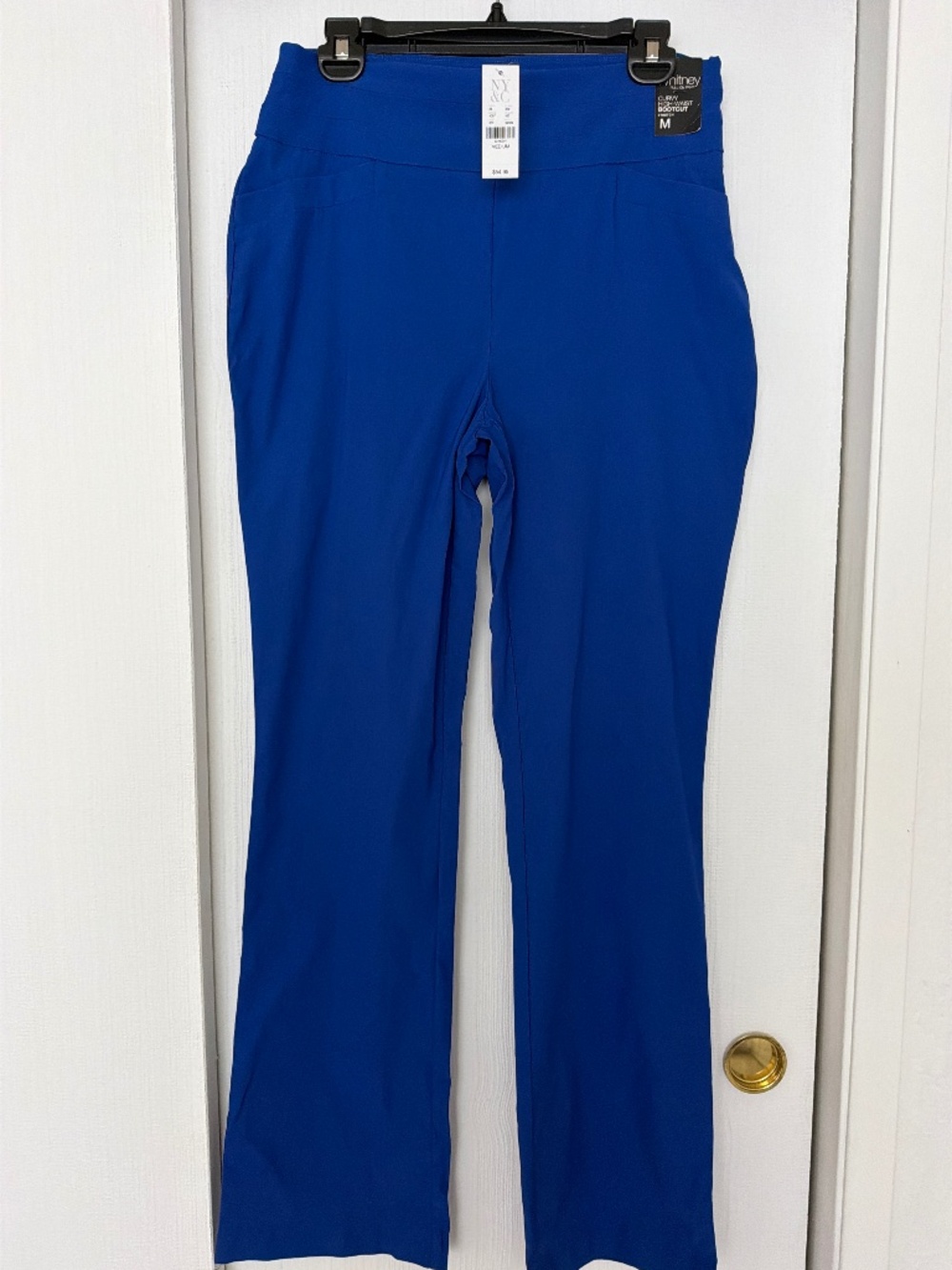 New York & Company Whitney Blue Pants Size M NWT
